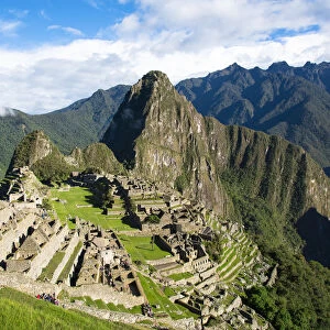 Machu Picchu, a UNESCO world heritage site in Peru