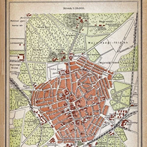 Map of Debrecen