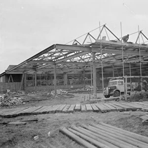 The building of the Ascott Gas, Water, Gesyers Works Ltd, Neasden. 1937