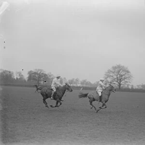 Opening of the 1921s Notable Polo Season Mr Lambton ( On Left ) and Mr Drage