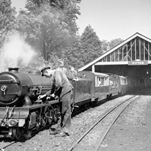 Steam Engine Samson ( 6 ) on the Romney, Hythe & Dymchurch Railway at Hythe Station