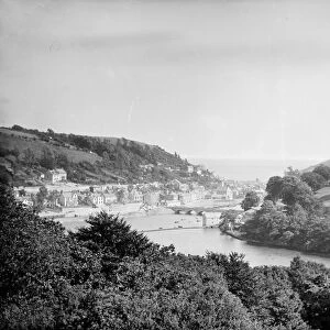Trenant Wood and Looe Bridge, Looe, Cornwall. 1890s