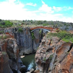 A view of Blyde River Canyon, the third largest canyon in the world called by locals The Potholes