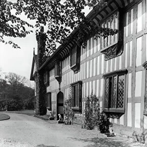 Agecroft Hall, from England's Lost Houses by Giles Worsley (1961-2006) published 2002 (b/w photo)