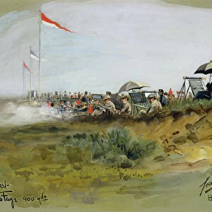 The Albert - First Stage, 900 yards, Bisley Camp, 1893 (w / c on paper)