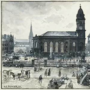 All Saints Church, Grosvenor Square, 1893-94 (w/c gouache on paper)