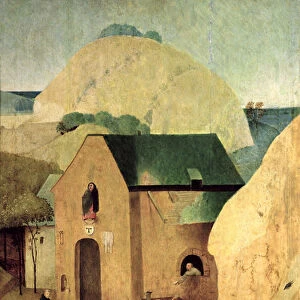 An Antonian Priory (oil on panel) (reverse of 28165)