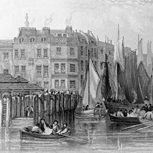 Billingsgate, illustration in History of London: Illustrated by views of London