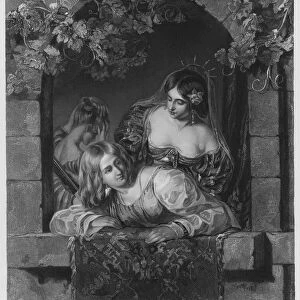 The Brides of Venice, from the picture in the Vernon Gallery (engraving)