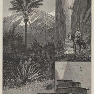 The British Mission to Morocco, Scenery in the Atlas (engraving)