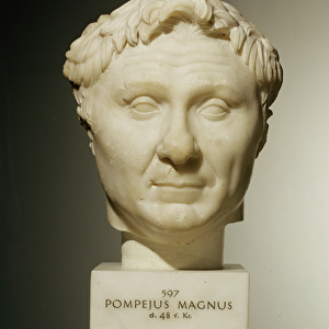 Bust of Pompey (106-48 BC) c. 60 BC (marble)