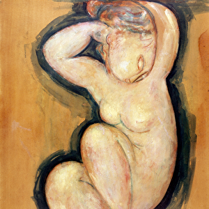 Caryatid, c. 1913-14 (oil on cardboard)