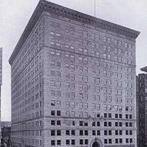 Charles A Platt: The Leader-News Building, Cleveland, Ohio (b / w photo)
