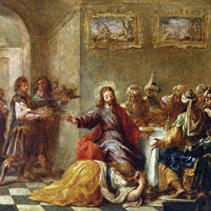Christ in the House of Simon the Pharisee, 1660 (oil on panel)