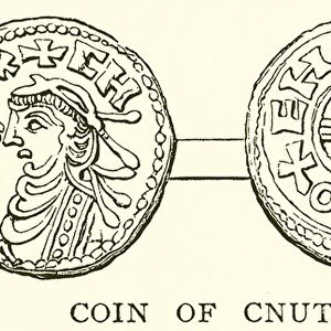 Coin of Cnut (engraving)