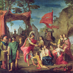 Coriolanus in the Volscian Camp, 1747 (oil on canvas)