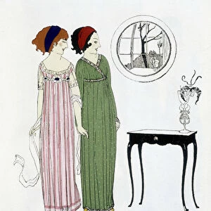 Creation of Paul Poiret drawn from "Les Dresses de Paul Poiret"