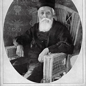 Dadabhai Naoroji, The Grand Old Man of India, 1914 (b / w photo)