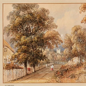 East Stratton ( watercolour)