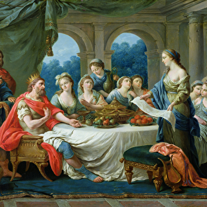 Esther and Ahasuerus, c. 1775-80 (oil on canvas)