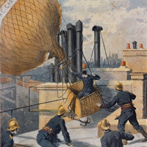 Firemen, 1894 (colour litho)