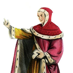 Florentine magistrate - costume from 15th century