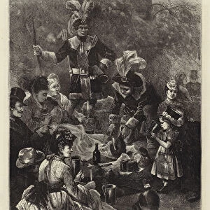 A Foresters Fete, "Under the Greenwood Tree"(engraving)