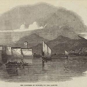 The Fortress of Komorn, on the Danube (engraving)