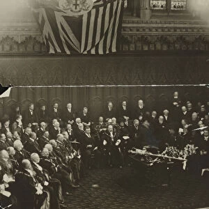 Freedom of the City of London conferred on Theodore Roosevelt in the Guildhall, London