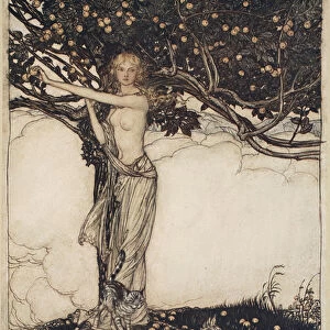 Freia, the fair one, illustration from The Rhinegold and the Valkyrie