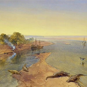 The Ganges, 1863 (w / c on paper)