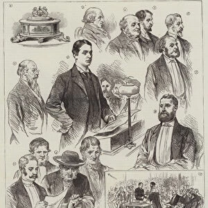 The General Election Campaign, Lord Rosebery at Paisley (engraving)