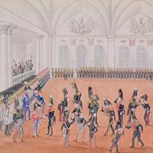 Guard Parade, 1820s (w / c on paper)