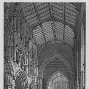 Hexham Church, Northumberland (engraving)