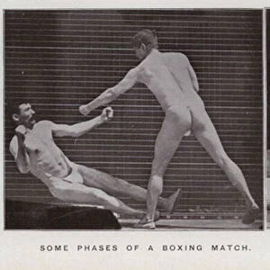 The Human Figure in Motion: Some phases of a boxing match (b / w photo)