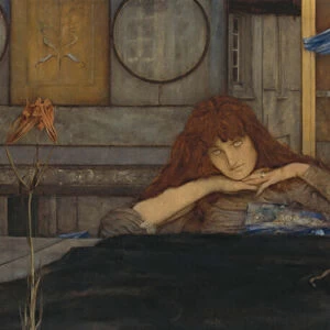 I lock my door upon myself, 1891 (oil on canvas)