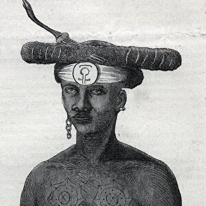 Indigenous people of New Guinea (New Guinea): inhabitant of the Arfaque Mountains