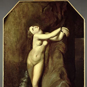 Ingres Roger Deliverant Angelique, 1857 (oil on canvas)
