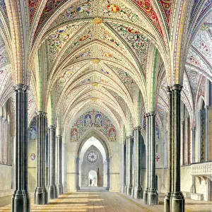 Interior of Temple Church Choir, 1848