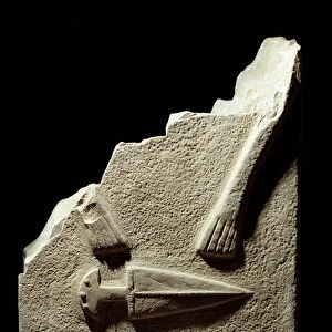 Iron age stele. 1100-800 BC (carving)