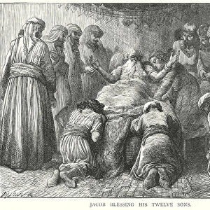 Jacob Blessing his Twelve Sons (engraving)