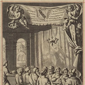 Joseph reveales him selfe to his Brethren (engraving)