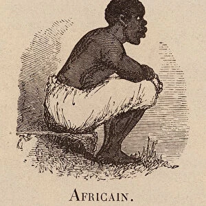 Le Vocabulaire Illustre: Africain; African; Afrikaner (engraving)