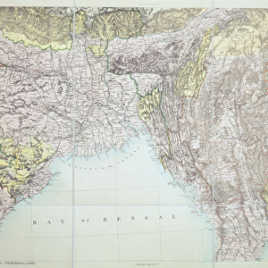 Map of the Bay of Bengal, 1898 (colour litho)