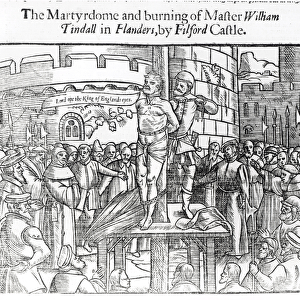 The Martydome and Burning of Master William Tindall (c. 1494-1536) in Flanders, by Filford Castle
