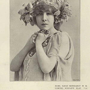 Mdme Sarah Bernhardt in M Edmond Rostans Play, "La Princesse Lointaine"(b / w photo)