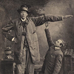 The Monsters, the Giant. Photography, late 19th century, Paris