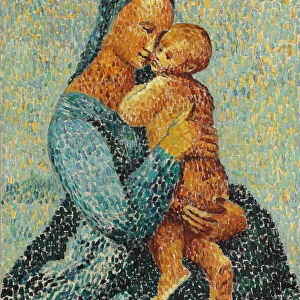 Mother and Child, 1924 (oil on canvas)