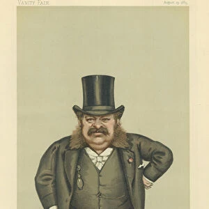 Mr Opfer of Blowitz (colour litho)