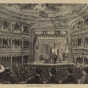 The New Criterion Theatre (engraving)